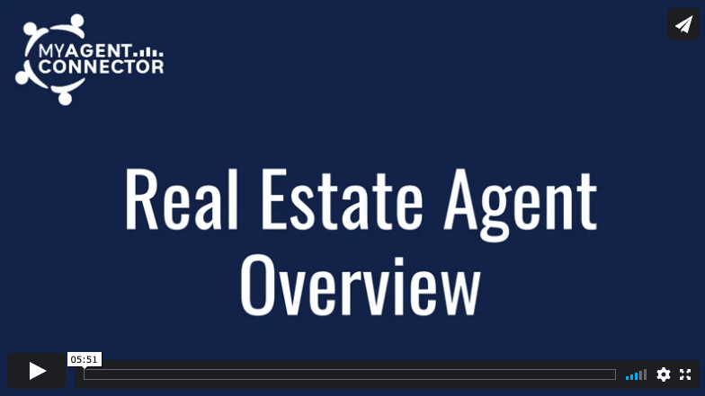 myagentconnector real estate agent overview demo video
